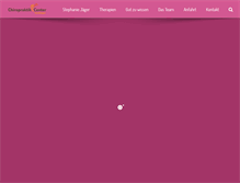 Tablet Screenshot of chirocenter.de